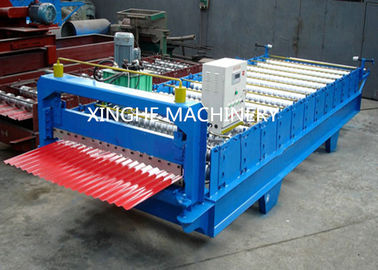 China Rolo vitrificado industrial da telha que forma a máquina com a máquina hidráulica de Decoiler  fornecedor