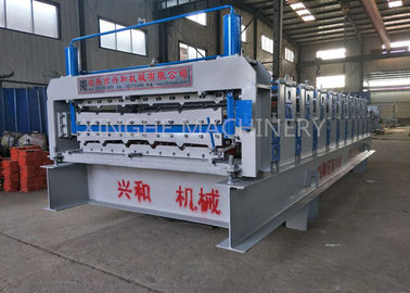 China Telhado do metal do de alta capacidade que forma a máquina para a placa de aço da espessura de 0,3 - de 0.8mm fornecedor