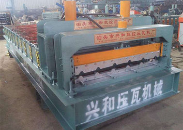China Rolo do painel do telhado de PPGI que forma a máquina, rolo ondulado da folha que forma a máquina fornecedor