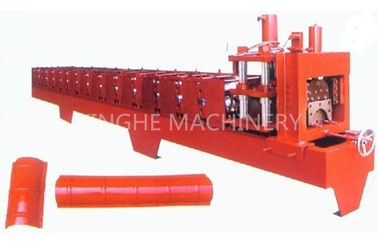 China Chapa metálica esperta da cor vermelha que forma o equipamento com manual Uncoiler do de alta capacidade fornecedor