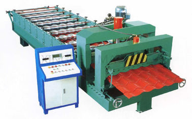 China A cor verde vitrificou o rolo da telha que forma a máquina com 3 - 6m/velocidade de processamento mínima fornecedor