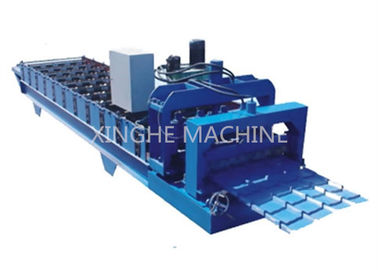 China Rolo de alumínio industrial da telha da etapa que forma a máquina com a máquina da talhadeira do metal  fornecedor