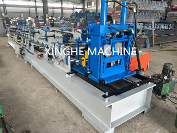China Rolo automático do Purlin da viga de aço C do canal do metal Z que forma a máquina rapidamente permutável fornecedor
