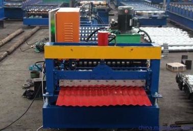 China Rolo automático do perfil do zinco IBR do metal que forma o tamanho das máquinas 7600*1300*1500mm fornecedor