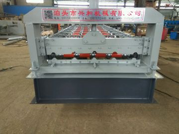 China o tipo de aço pedra colorida da telha de 4kw 380V PPGI revestiu o rolo da telha de telhado do metal que forma a máquina fornecedor